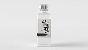 Ilpoom JINRO premium Soju bottle model