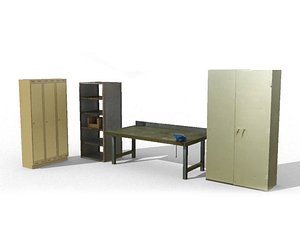 Workshop furnishing set