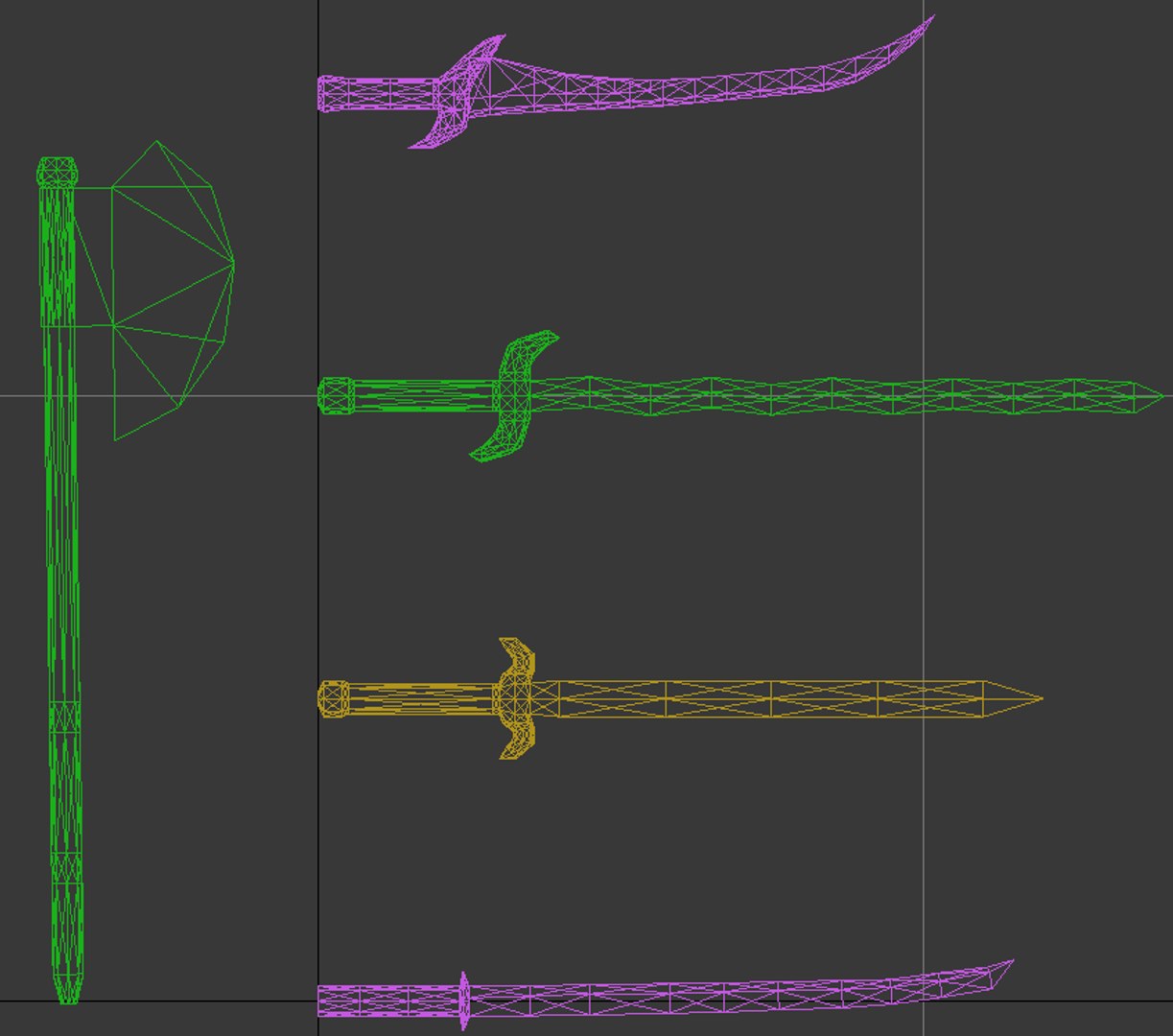 medieval weapons swords 3d model https://p.turbosquid.com/ts-thumb/Vf/rwlnsb/NxeeFsqf/rcweaponset001wire01/png/1270587857/1920x1080/fit_q87/7b15e61debf6de13b4c0c6557ae94ab6c2a398d1/rcweaponset001wire01.jpg