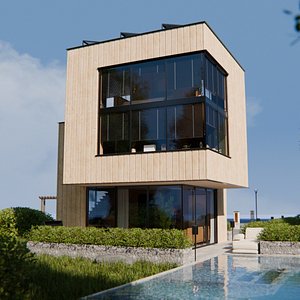 2026 Modern Modular House 17 for Blender Eevee and Cycles