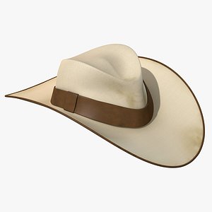western cowboy hat obj