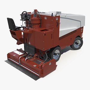 Ice Resurfacing Machine Rigged