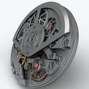watch mechanism 3d 3ds