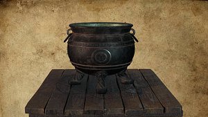3D model cauldron