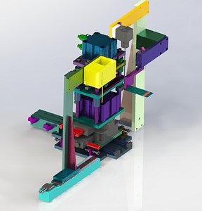 ccd stamping mechanism 3D model