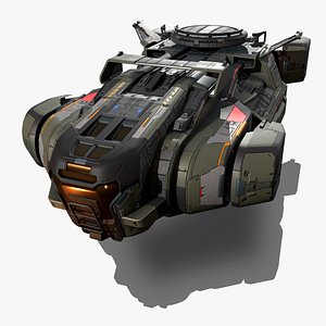 3D SciFi EOS Transport Vehicle