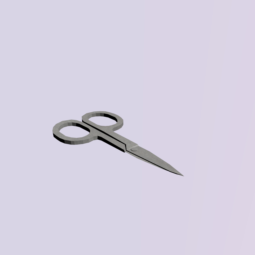 Small Metal Scissors 