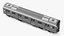 MTA Subway Car R160 for M Line Silver
