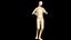 Gold-Plated Polygon Dancer Animated Humanoid