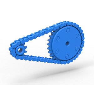 Chain drive Version 4 Scale 1 to 25 3D