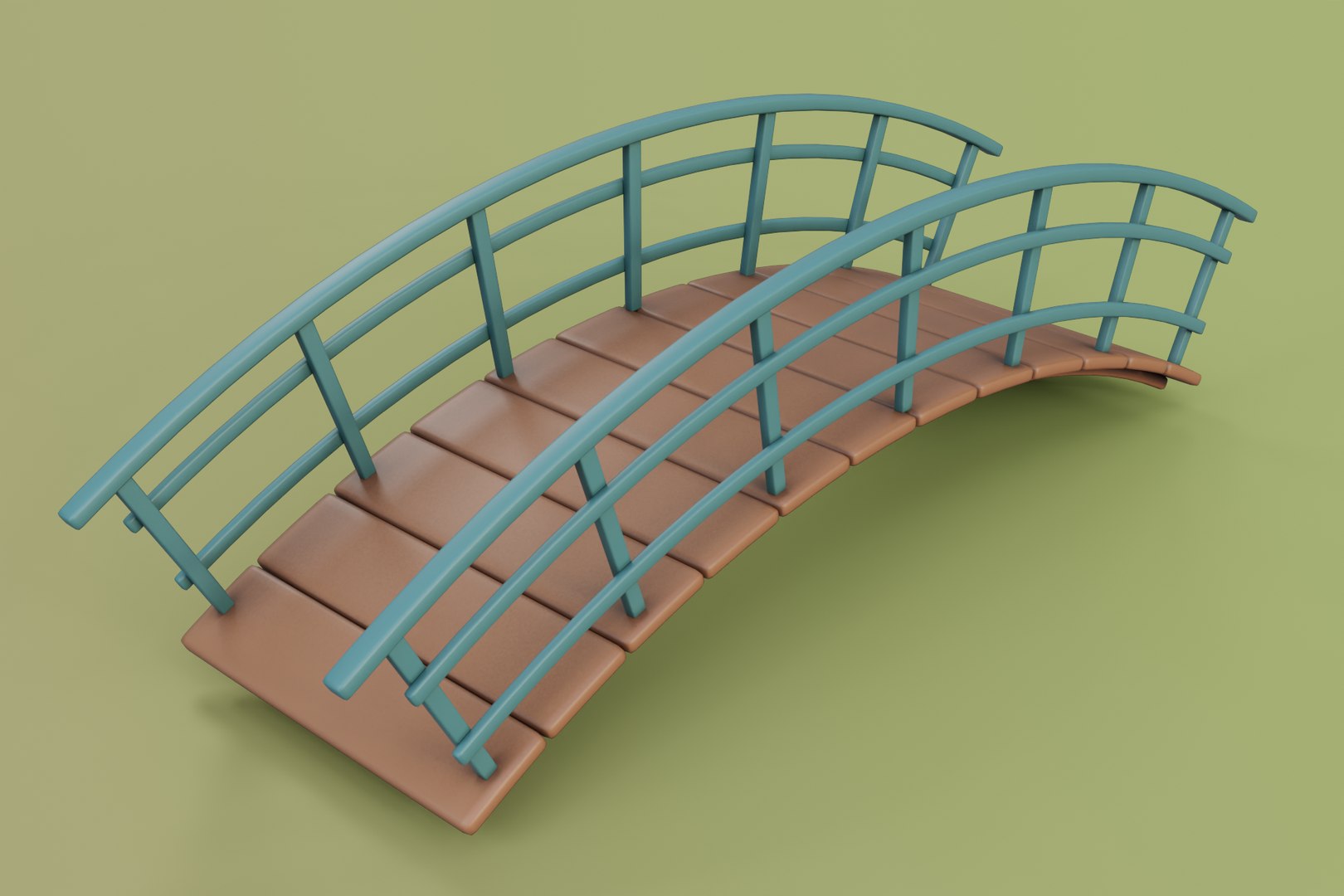 3D Model Cartoon Bridge 4 - TurboSquid 2391849