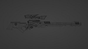 futiristic Sniper rifle