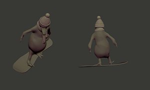 3D model penguin