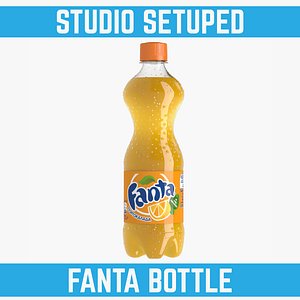 0.5 L Fanta with Studio Setup