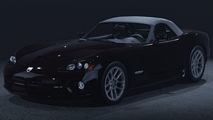 3D model 2003 Dodge Viper SRT10 3D Model Viper Returns with a Vengeance
