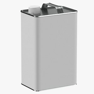 Paint Thinner Can Blank and Generic Label