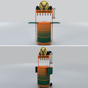 3D Jagermeister mobil bar