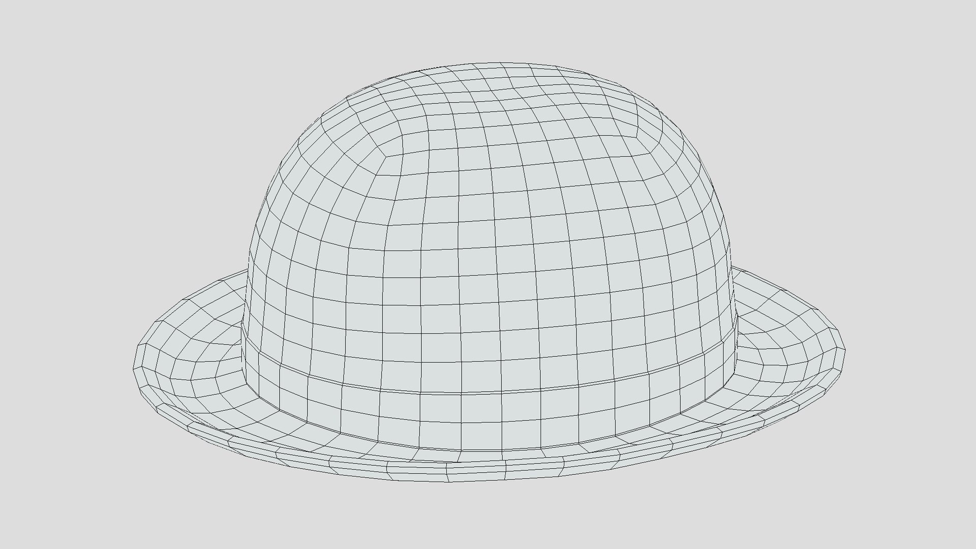Bowler Hat Low Poly 3D Model - TurboSquid 2272084