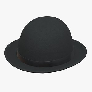 Bowler Hat Low Poly 3D model