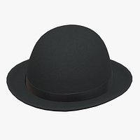 Bowler Hat Low Poly