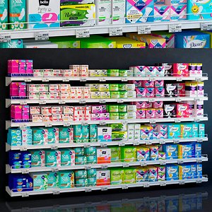 Showcase 043 Women Products Shelves model