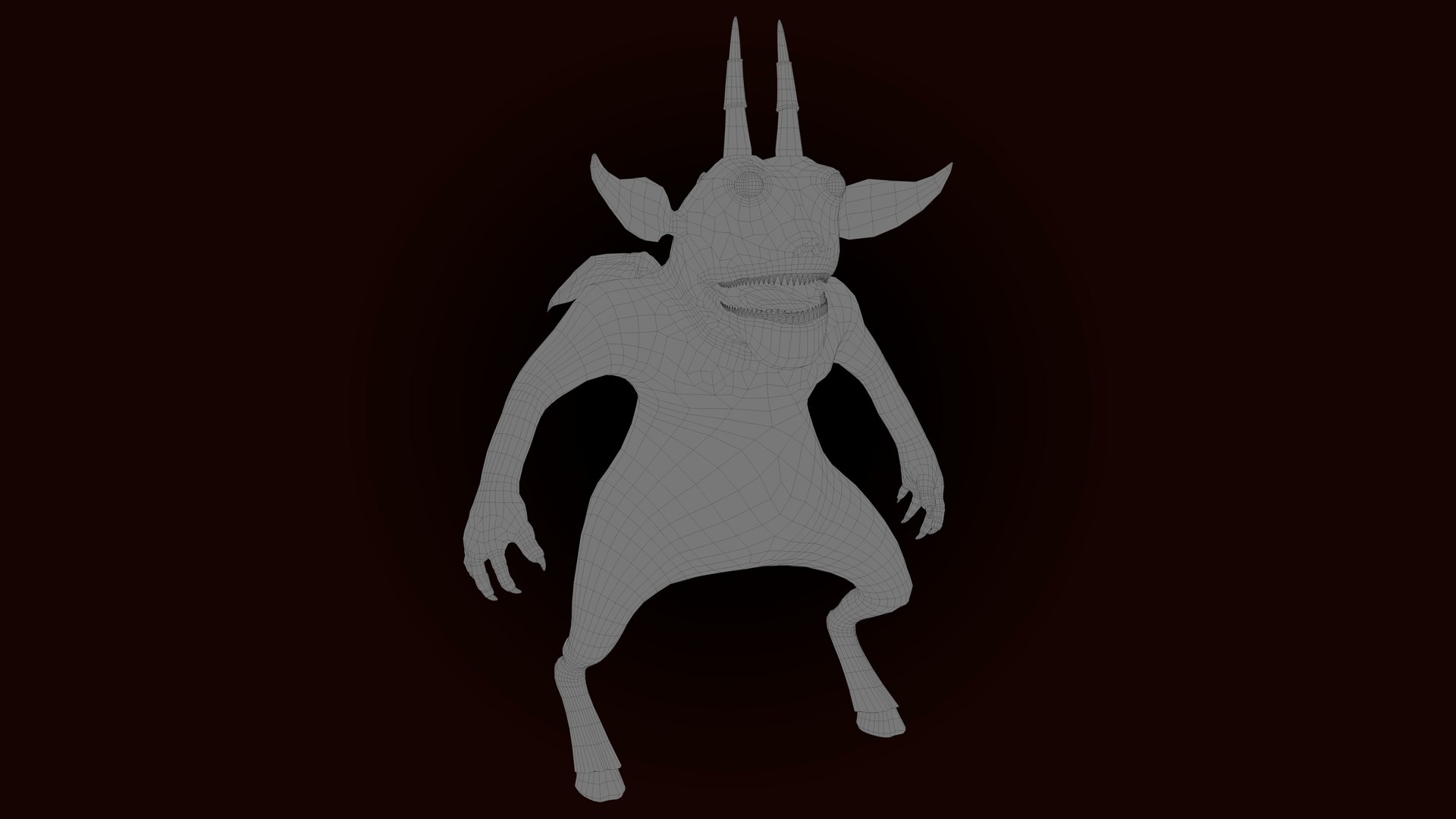 3D Demon Rigged - TurboSquid 1812243
