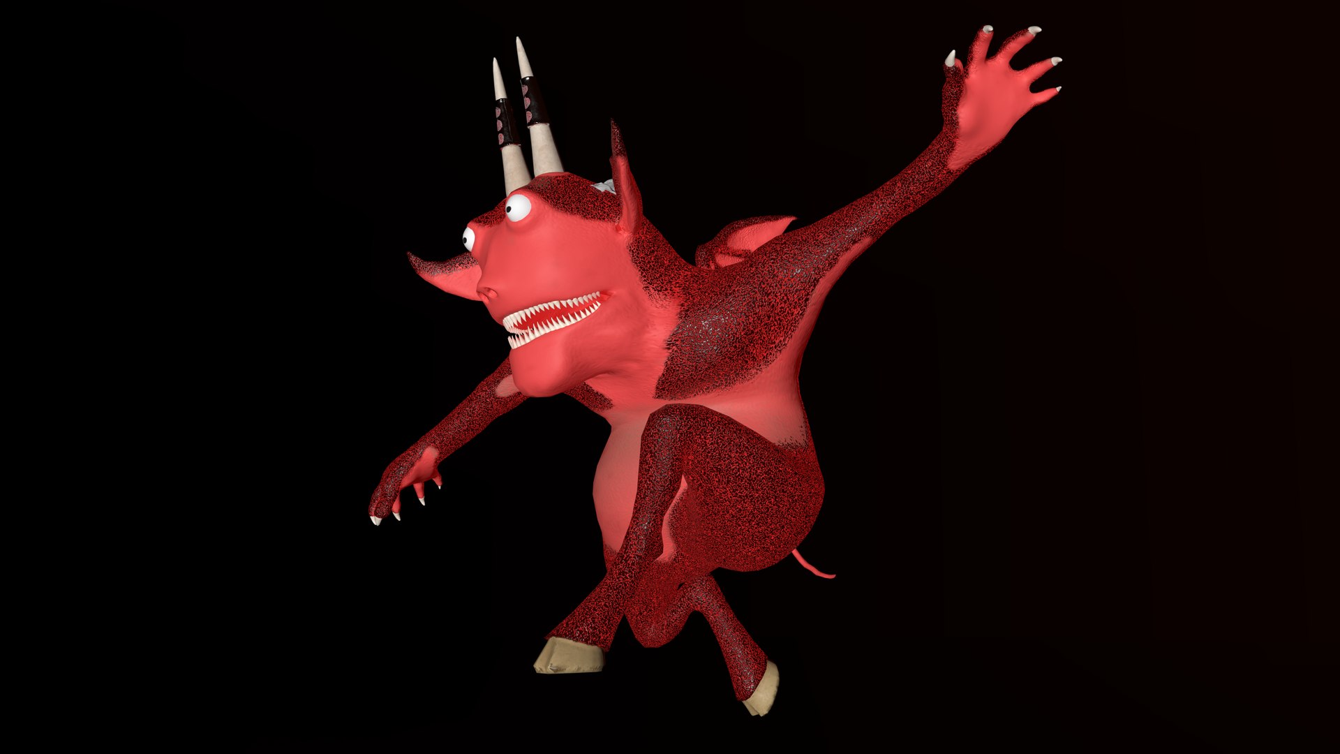 3D Demon Rigged - TurboSquid 1812243