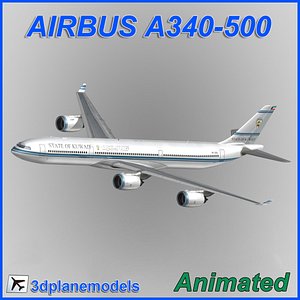 airbus a340-500 3ds