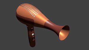 3D hair dryer