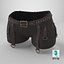 Shorts estilizados steampunk em baixa poligonagem