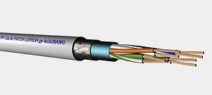 SF-UTP Cat5e PATCH LSFROH gy 4x2x26AWG.max