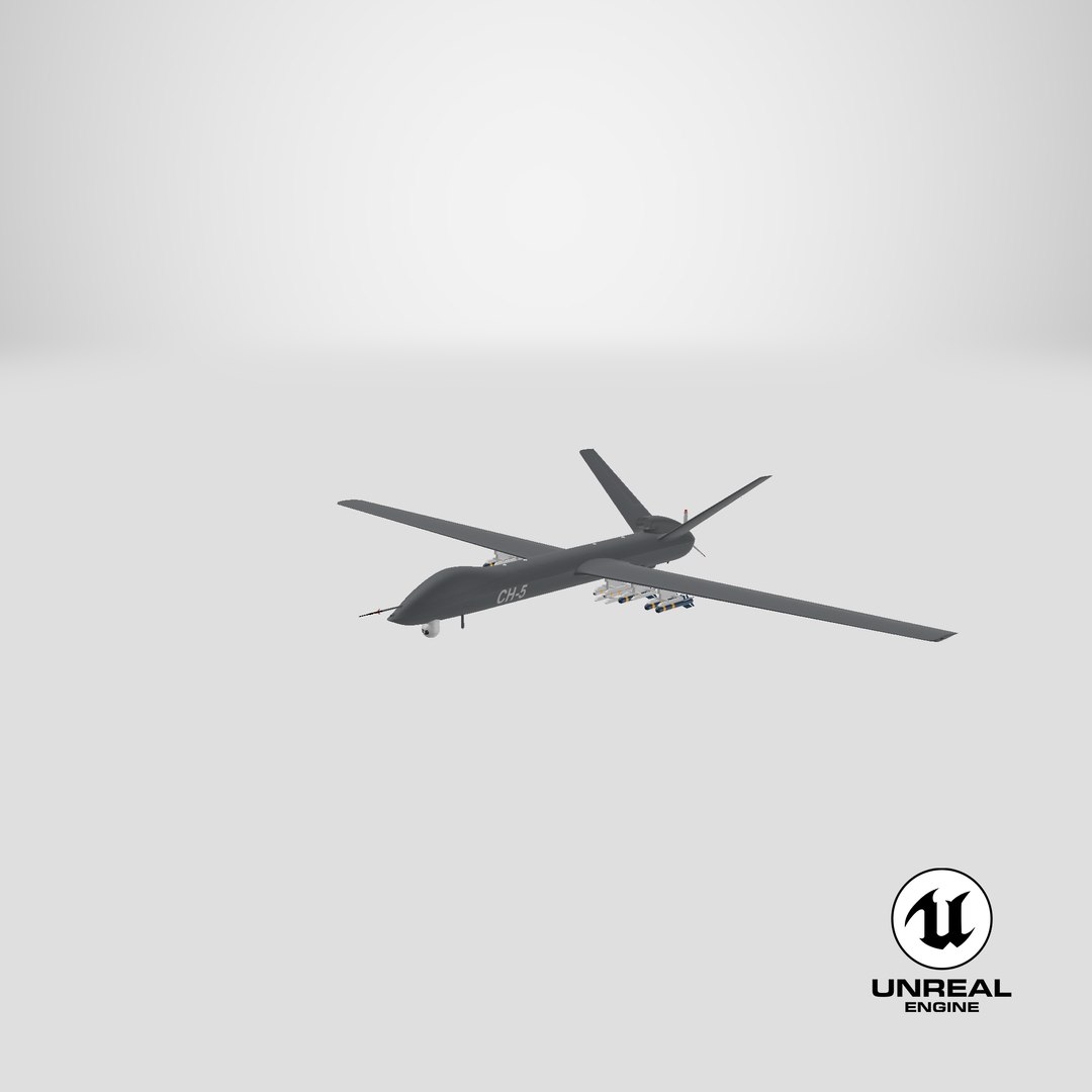 3D CH-5 Rainbow UAV Flight https://p.turbosquid.com/ts-thumb/Vg/kKMXpT/0h/stemcell_unreal_render/png/1689789837/1920x1080/fit_q87/df65ac088822b86d4a45ac8e09152ff9bdfa1901/stemcell_unreal_render.jpg
