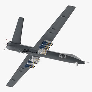 3D CH-5 Rainbow UAV Flight