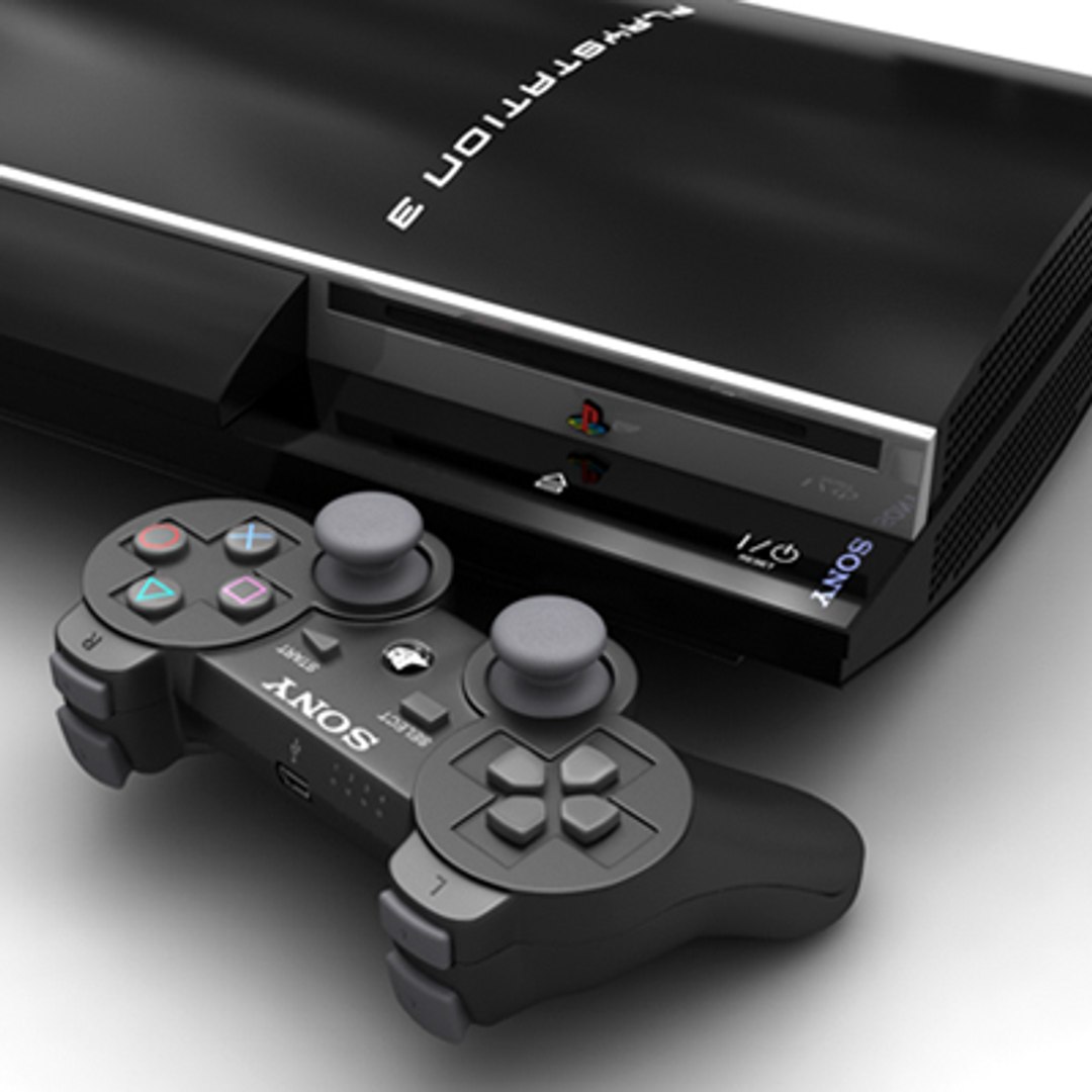3d Playstation 3 Dualshock Controller Model