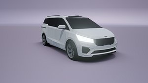 Kia Carnival Sedona low poly