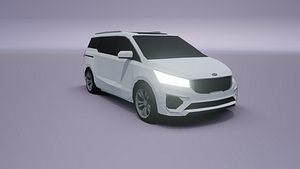 Kia Carnival Sedona low poly