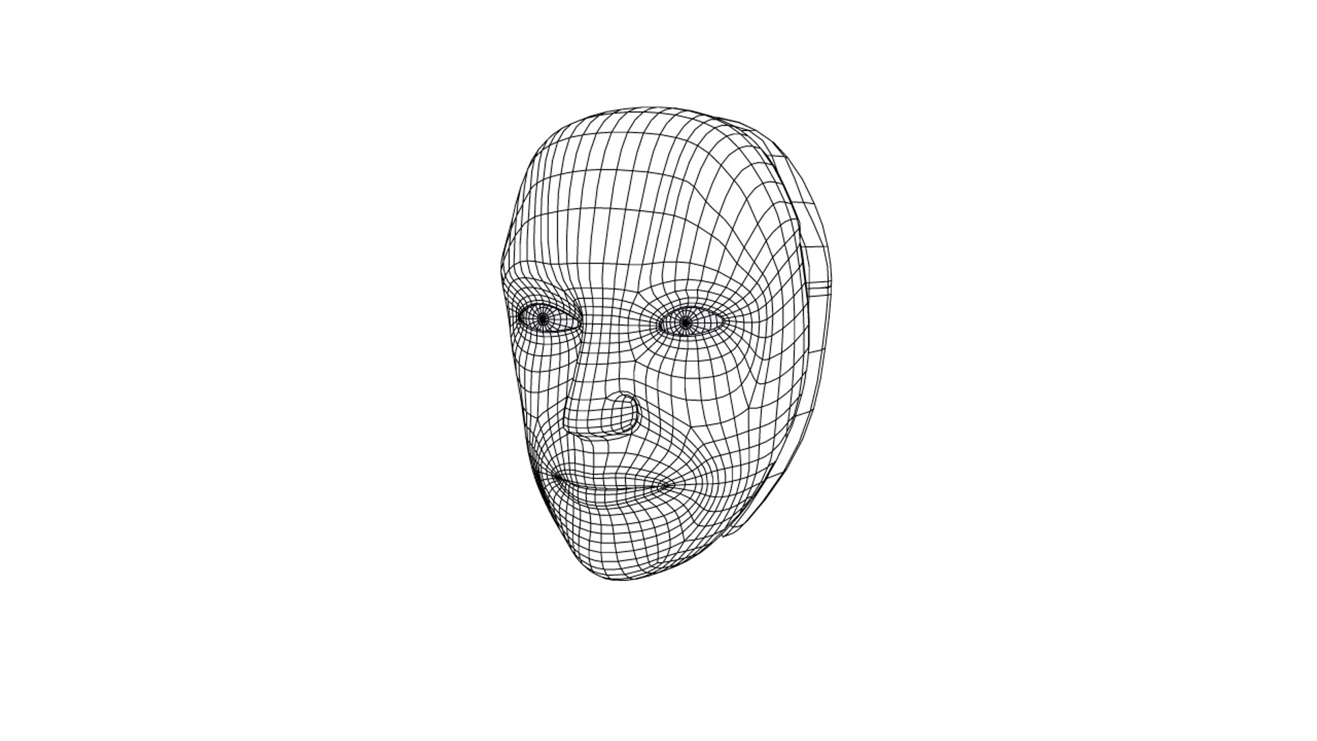 Free Robot Head Rig 3d Model