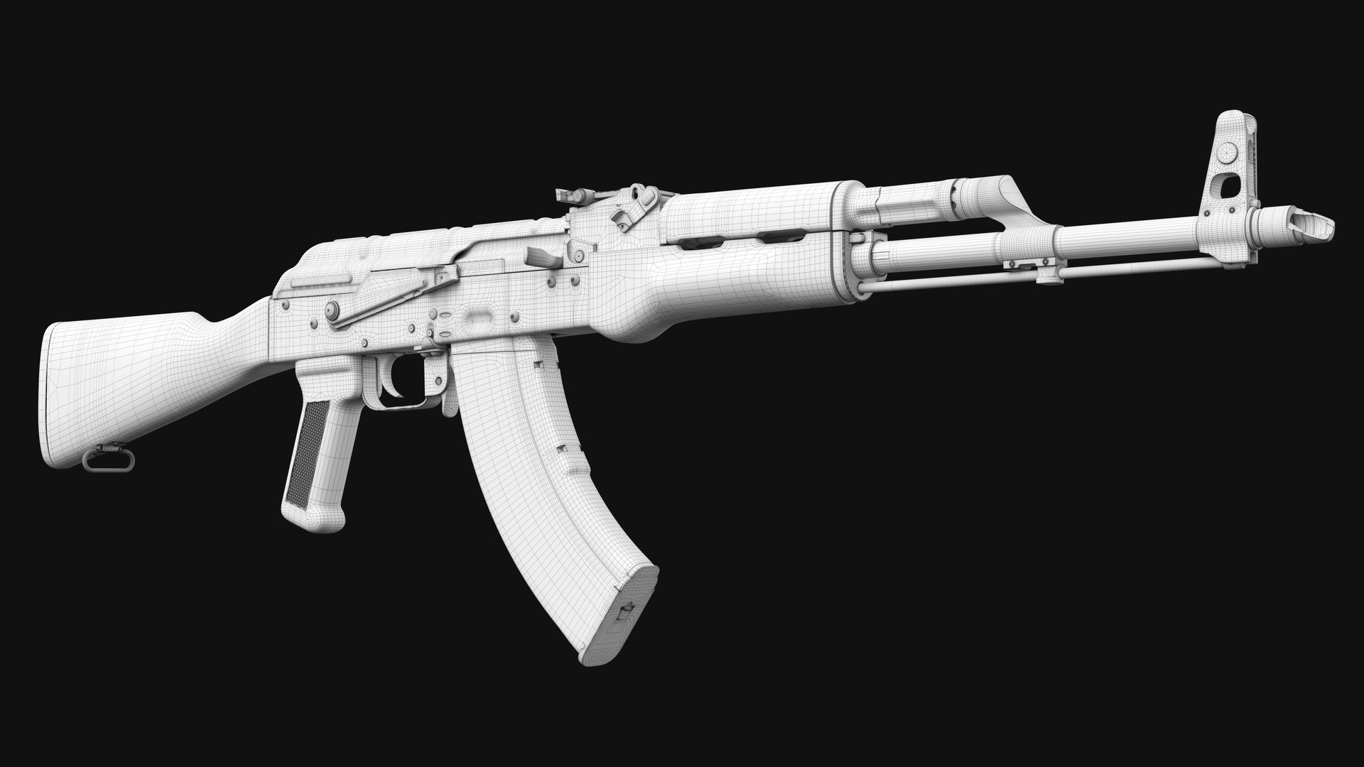 Thiết kế 3D của súng trường AKM cho bạn cái nhìn sâu sắc hơn về cấu trúc, kỹ thuật và tính năng đặc biệt của loại súng này. Bạn sẽ cảm thấy như được chiêm ngưỡng một tác phẩm nghệ thuật thực sự.