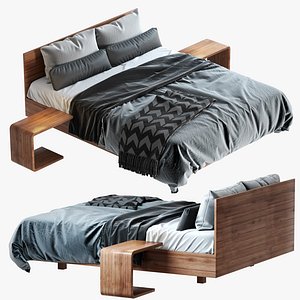 Zeitraum Simple HI 79 Bed and Waiter Side Table