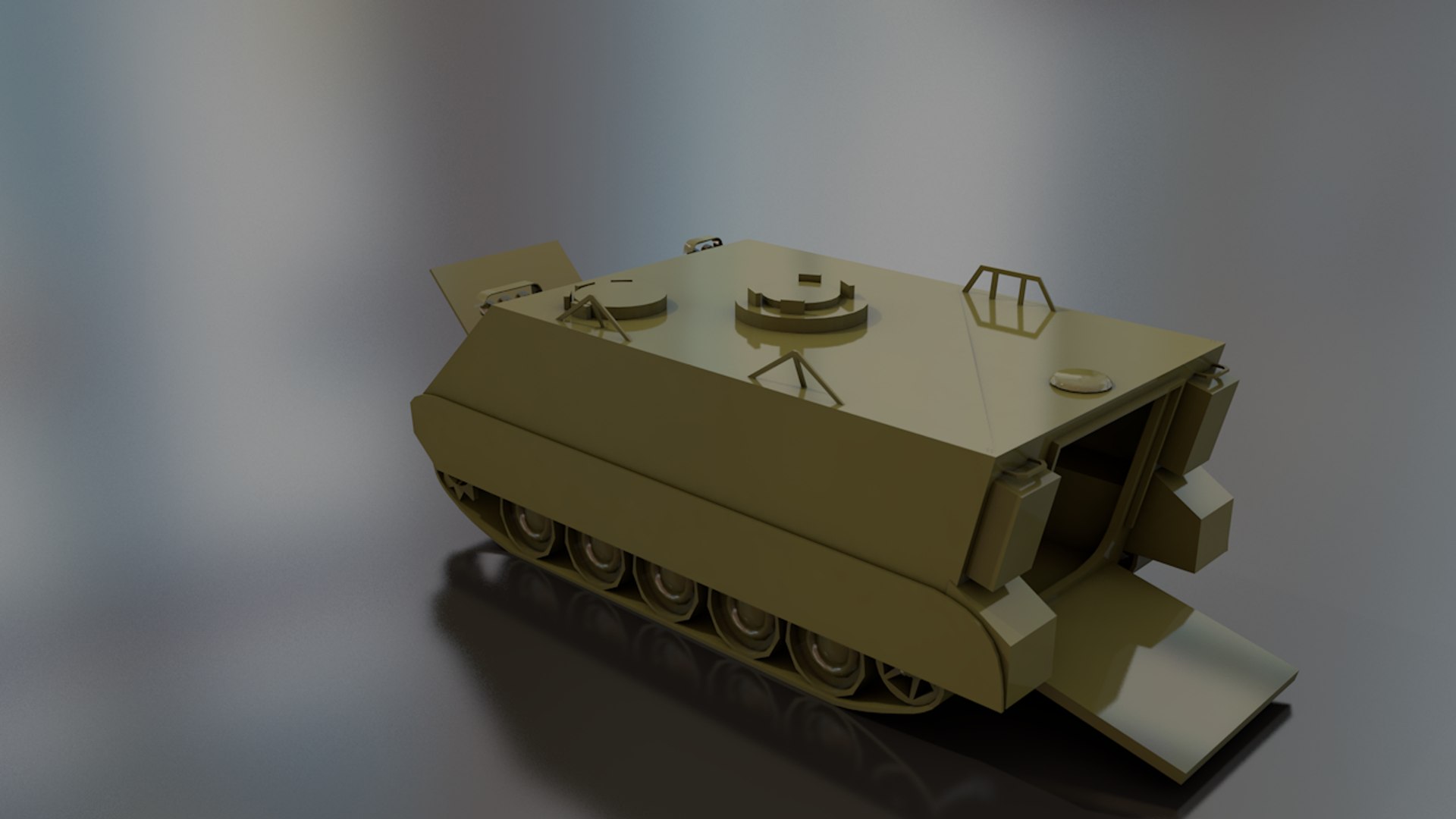3D M-113 Armored Military Tank - TurboSquid 1444074