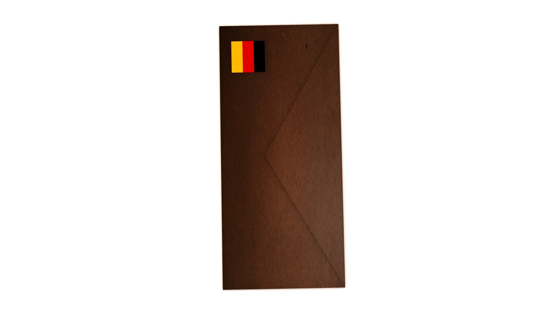 Envelope 3D model https://p.turbosquid.com/ts-thumb/Vg/xRrvIq/Br/flagofgermany06/jpg/1783380621/1920x1080/fit_q87/c412181e7d1c8c329e3d9164b32c98482a1adbe7/flagofgermany06.jpg