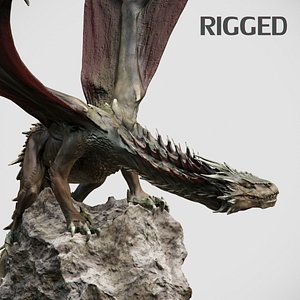 3d model dragon animation