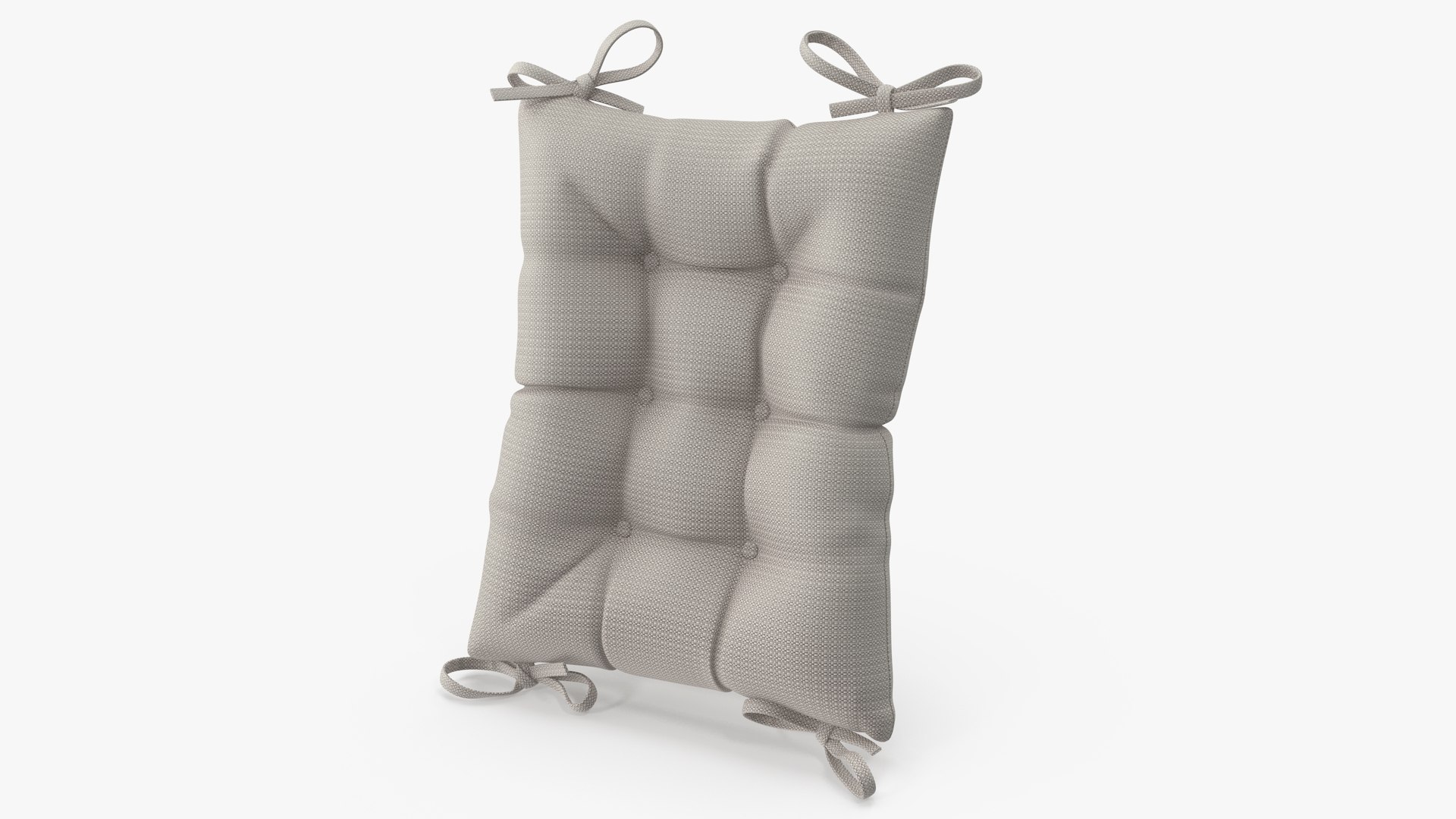 Chair Back Cushion Gray 3D model preview