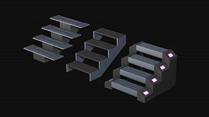Sci Fi Steps of the staircase 3D model