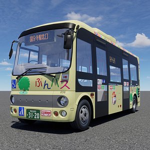 3D HINO Poncho Bun-bus model