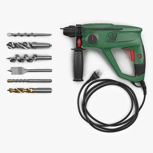 Pneumatic Hammer with Drill Bits