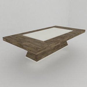 3D modern coffee table