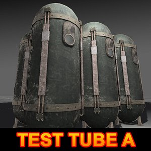 3ds max test tube