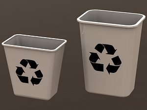 PE Waste Bin 3D
