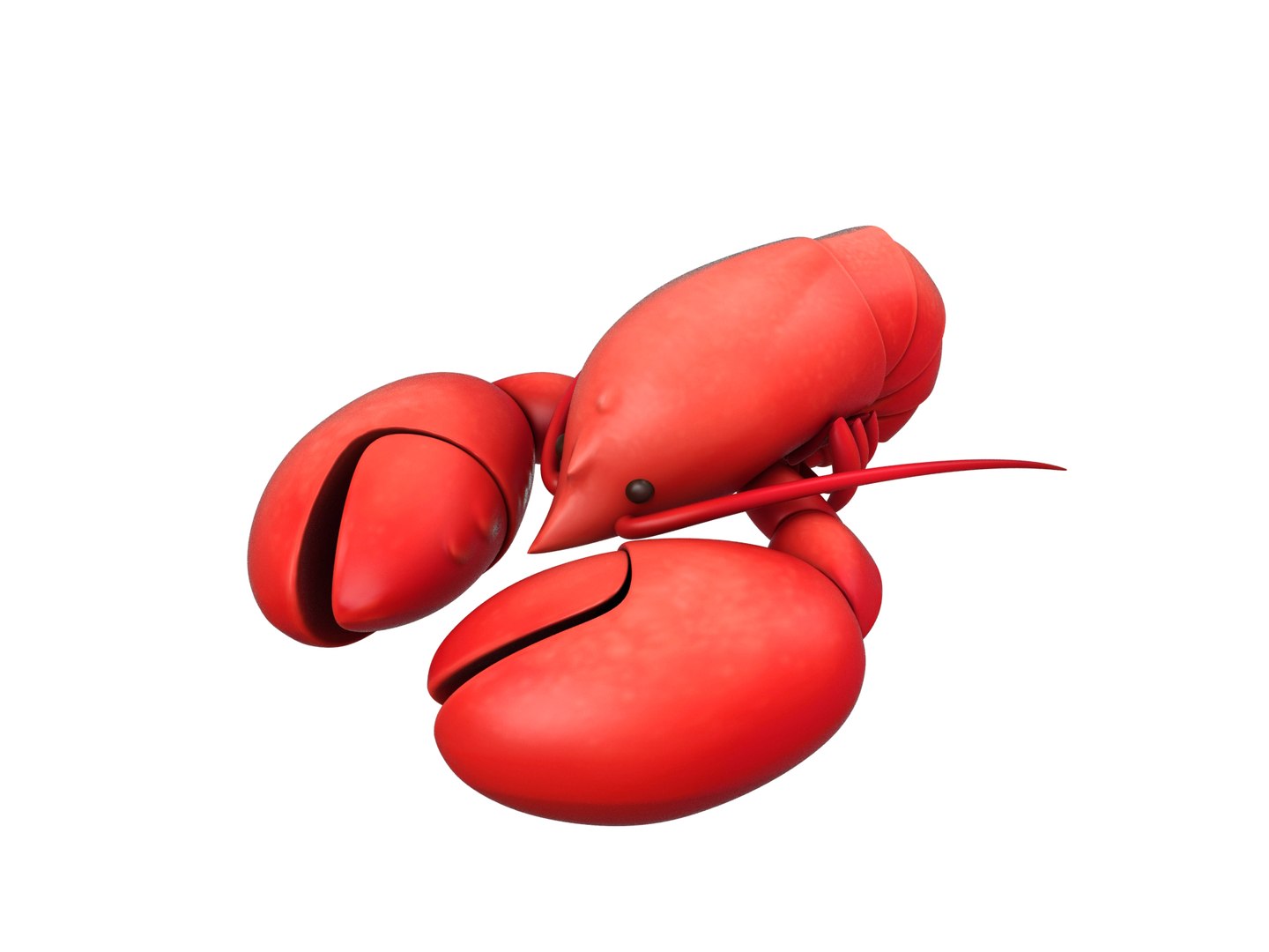 3D model lobster cartoon TurboSquid 1404023